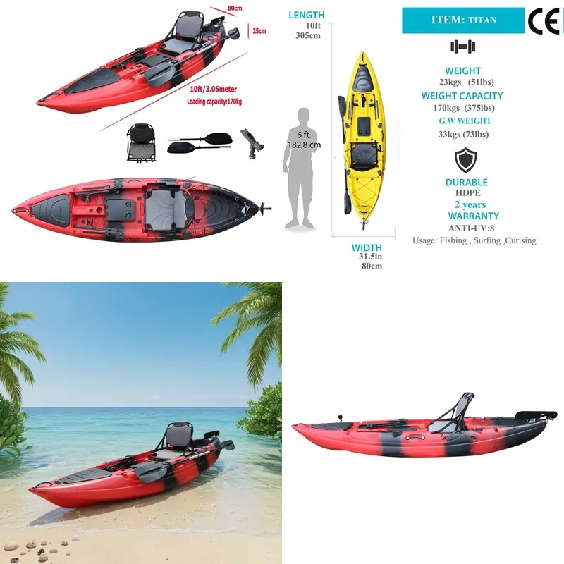 Fishing Boat Seat - 10ft Tek Kişilik Elektrikli Motorlu Balıkçı