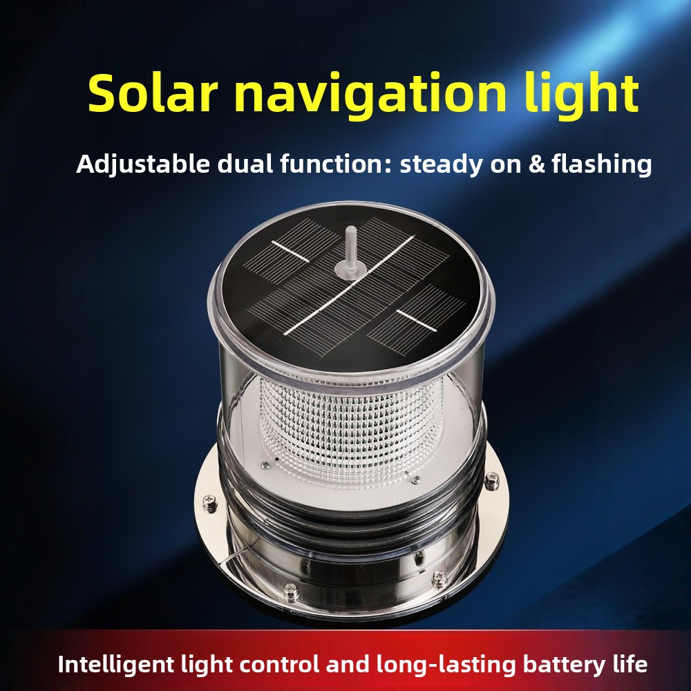 Fishing Boat Anchor - Güneş Enerjili Deniz LED Üç Renkli