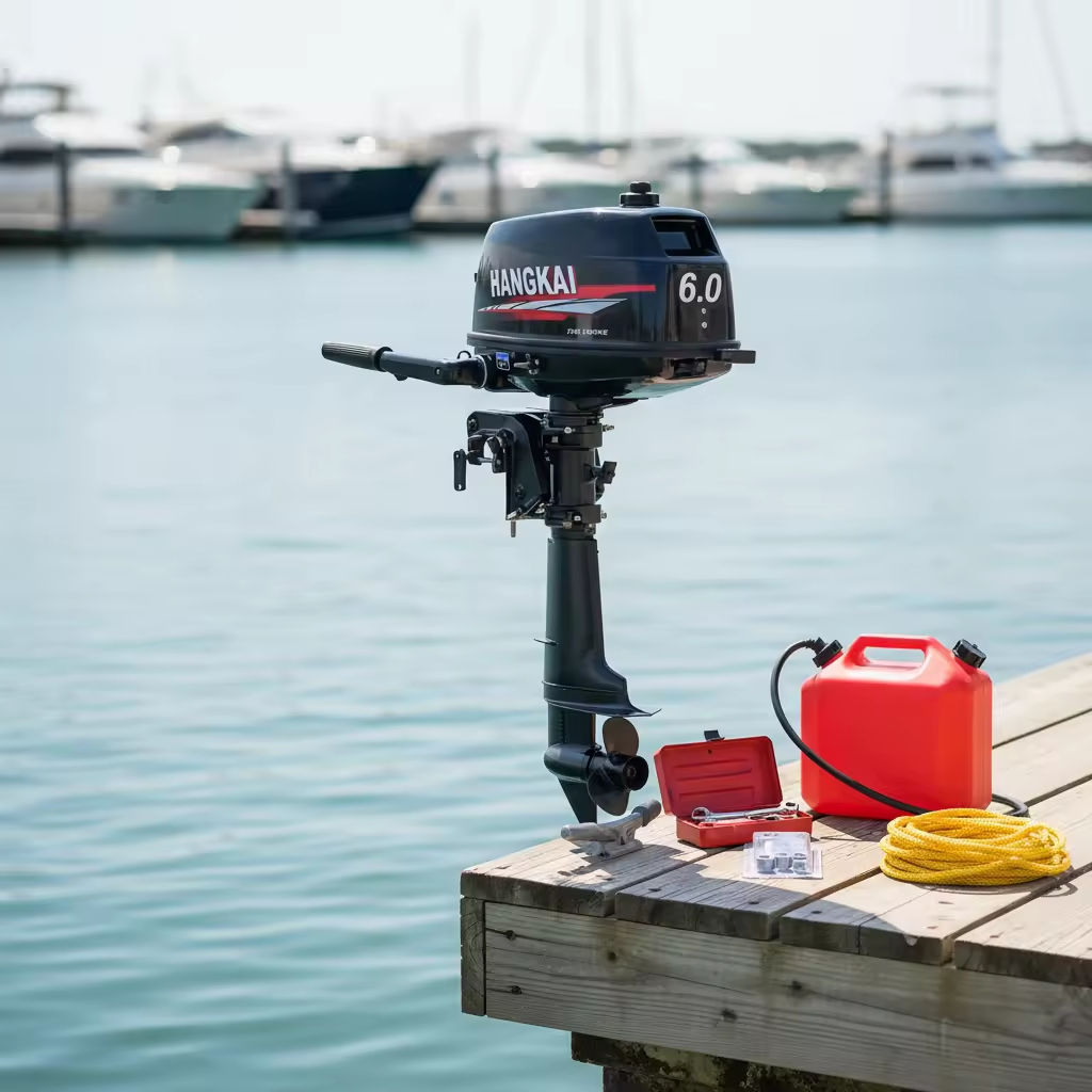Fishing Boat Outboard Motor - Toptan HANGKAI 6HP 2 Zamanlı 102CC