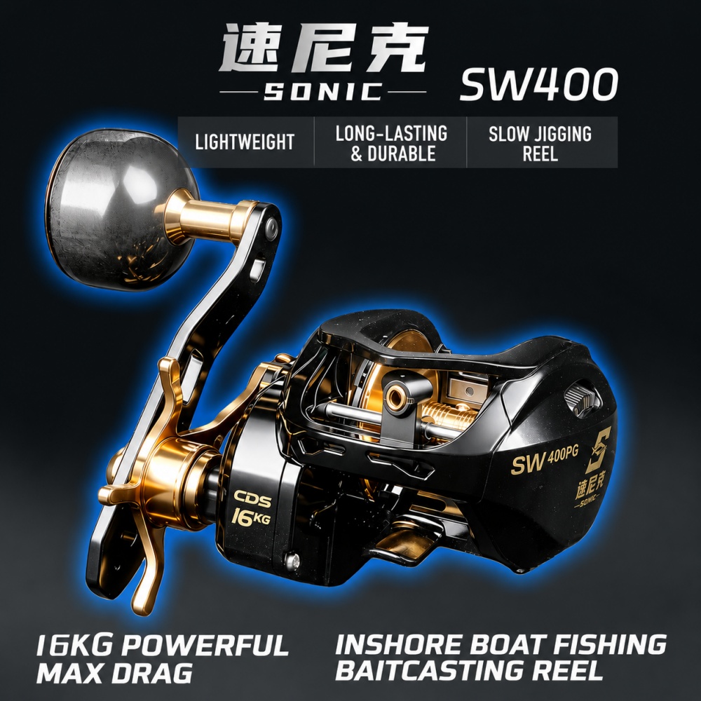 Fishing Boat Anchor - Tuzlu Su Jigging Balıkçılık Makarası 16kg